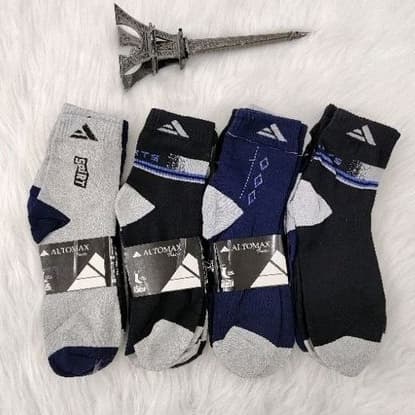 🧦 Kit 3, 6 ou 12 Pares Meias Masculinas Altomax – Cano Alto – Algodão Coloridas (39 ao 43)