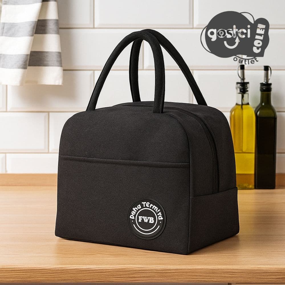 Bolsa Térmica Fitness Marmita Academia Impermeável com Zíper