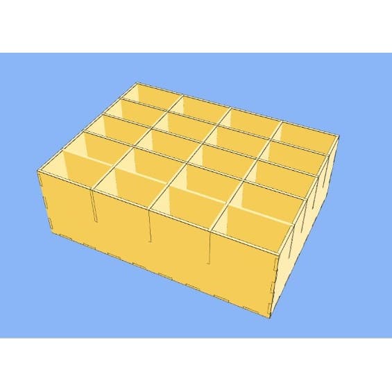 Colmeia Organizadora 20 Nichos em MDF 10cm de altura