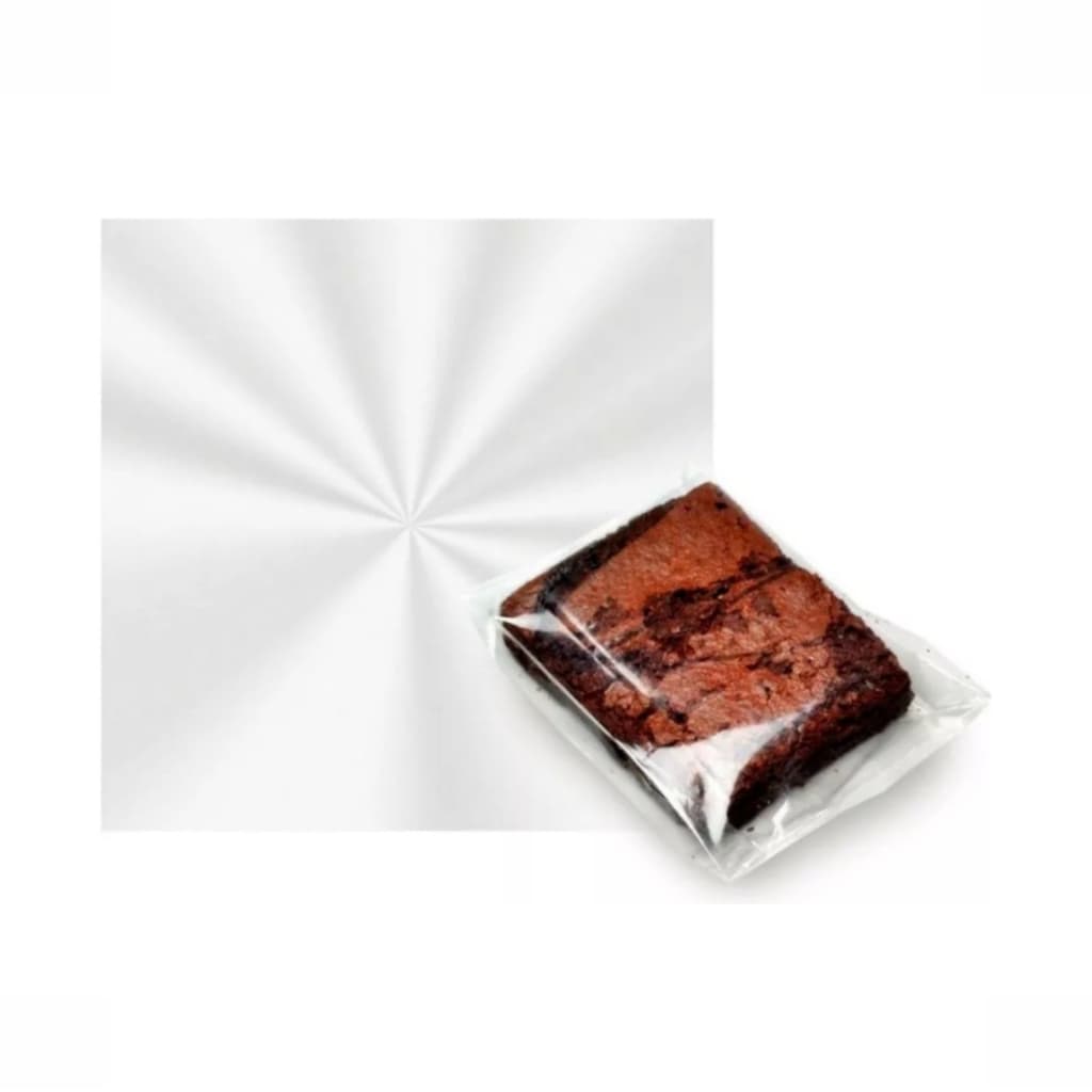 Celofane PP 18x20 Transparente Para Doces Finos Brilho Premium Kit de 100 a 1000