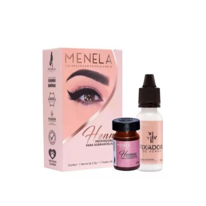 HENNA MENELA (HENNA 2,5G + FIXADOR 15ML)