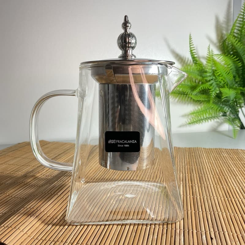Bule com Infusor de Vidro Borossilicato 550 ml - Bule para Chá Pequeno
