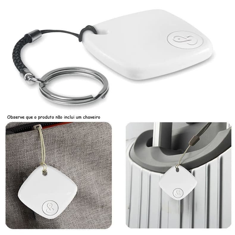 Rastreador de Bagagem TAG ITAG Mala Anti-Perda Mini Localizador Chaveiro GPS para Apple IOS