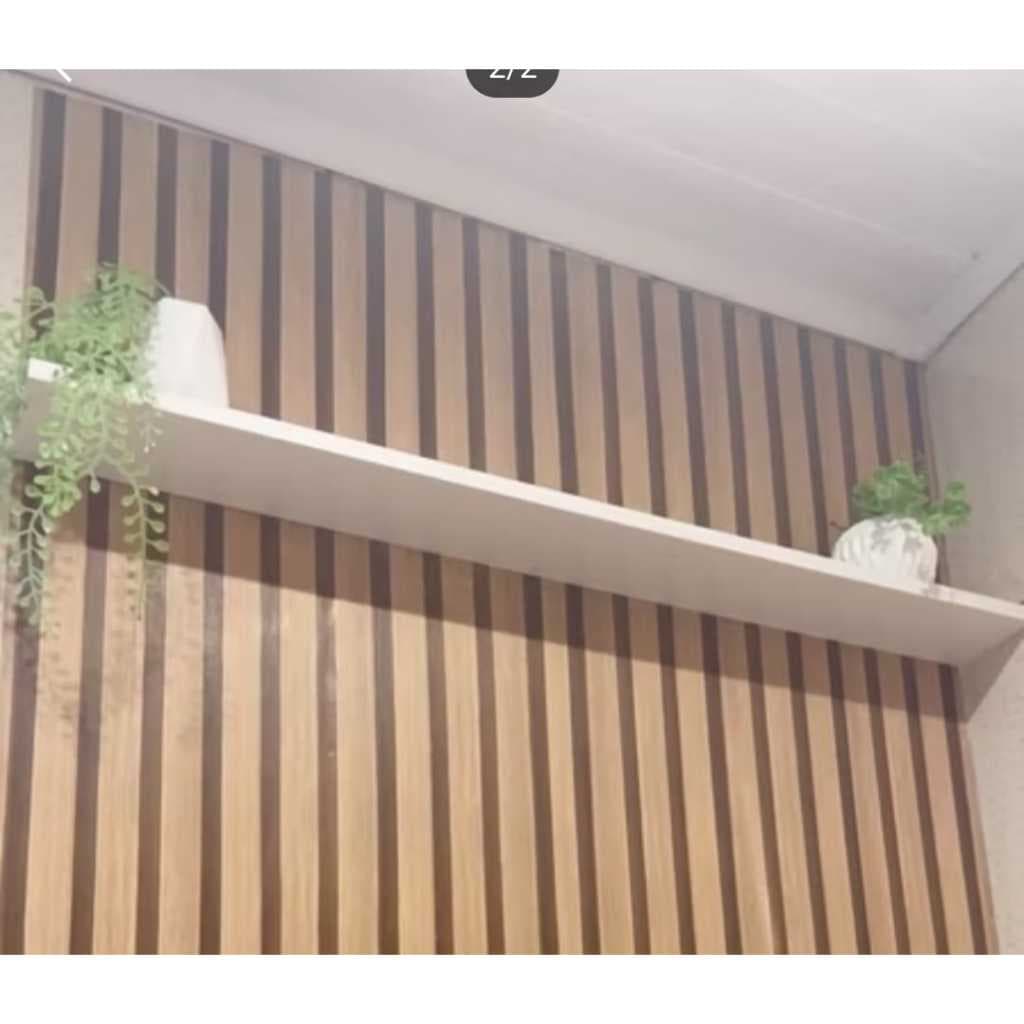 1 Prateleira Branca 60X25 Com Suporte Flutuante Mdf Organizadora Decoração Cozinha Quarto Banheiro