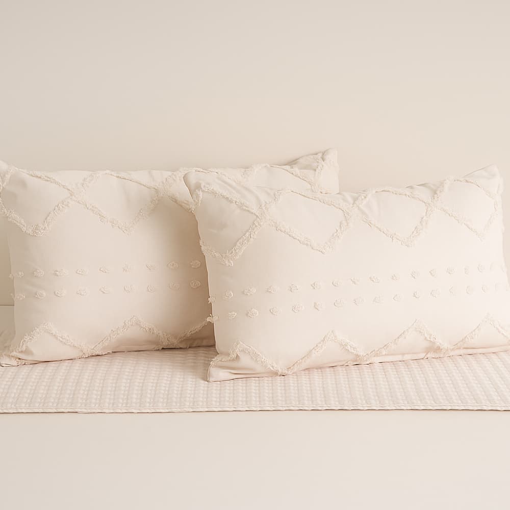 1 Almofada Baguete Cheia 0,30cm x 0,50cm Delicada Decorativa com Zíper Cama, Sofás e Poltronas