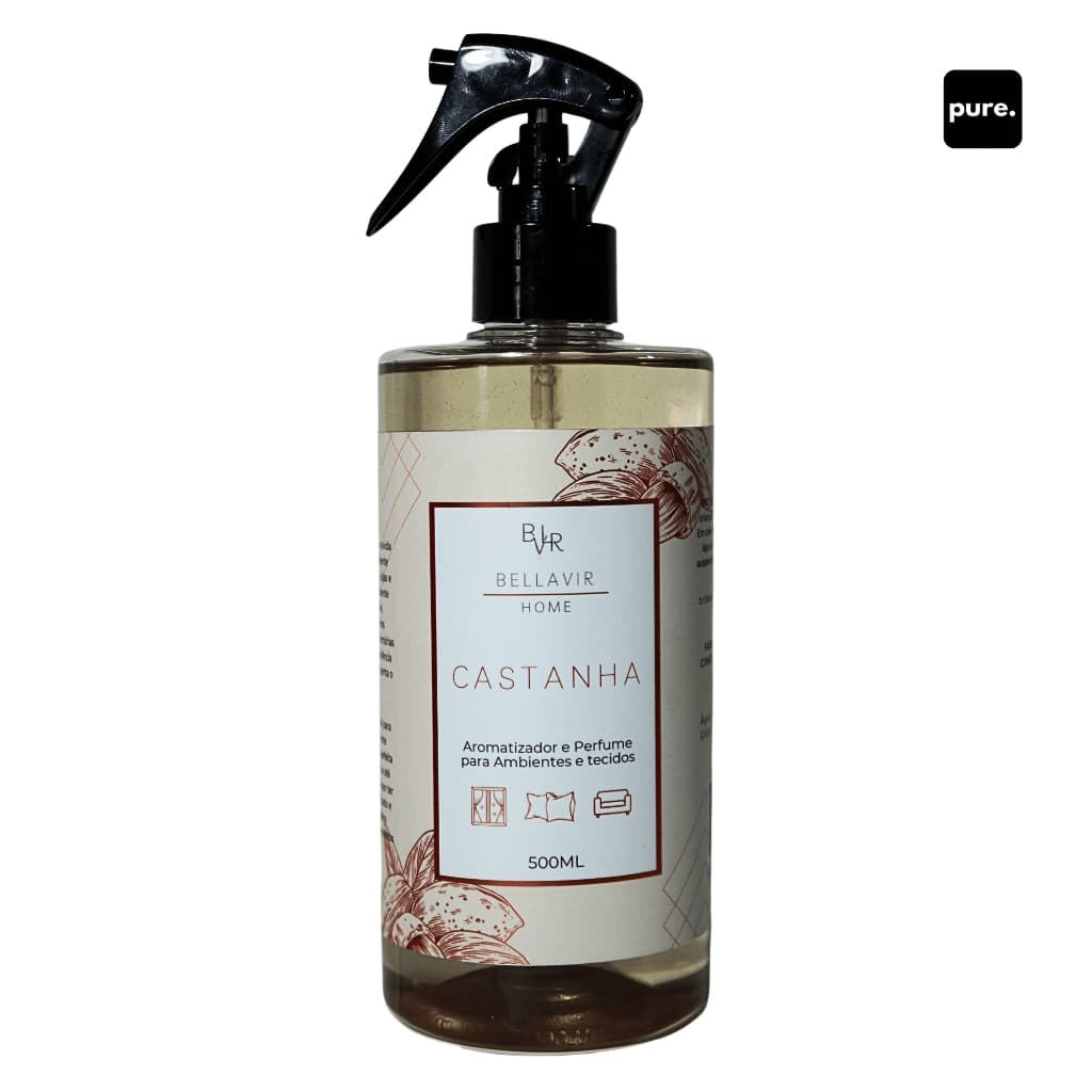 Água Perfumada Home Spray Bellavir - Castanha