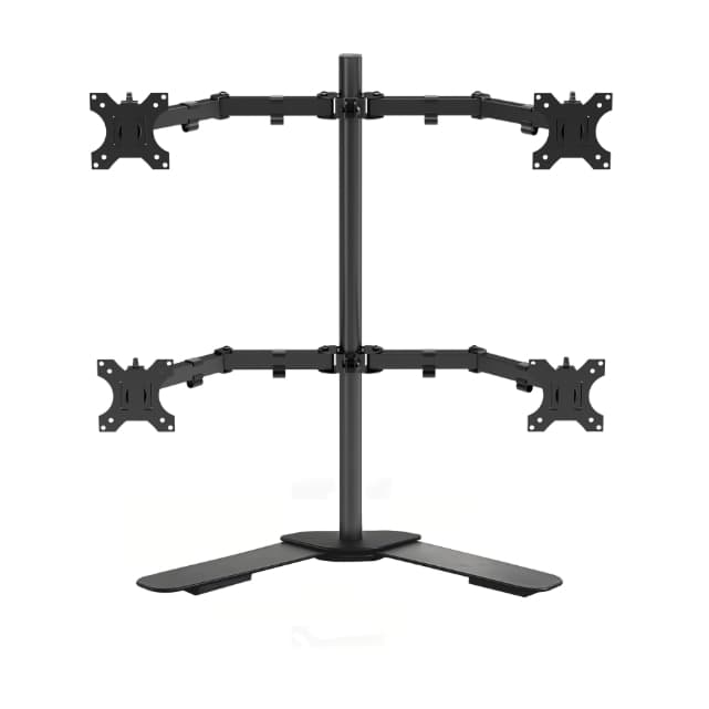 Suporte 4 Monitores Mesa Vesa Arcticus 10 A 32 Articulado Preto