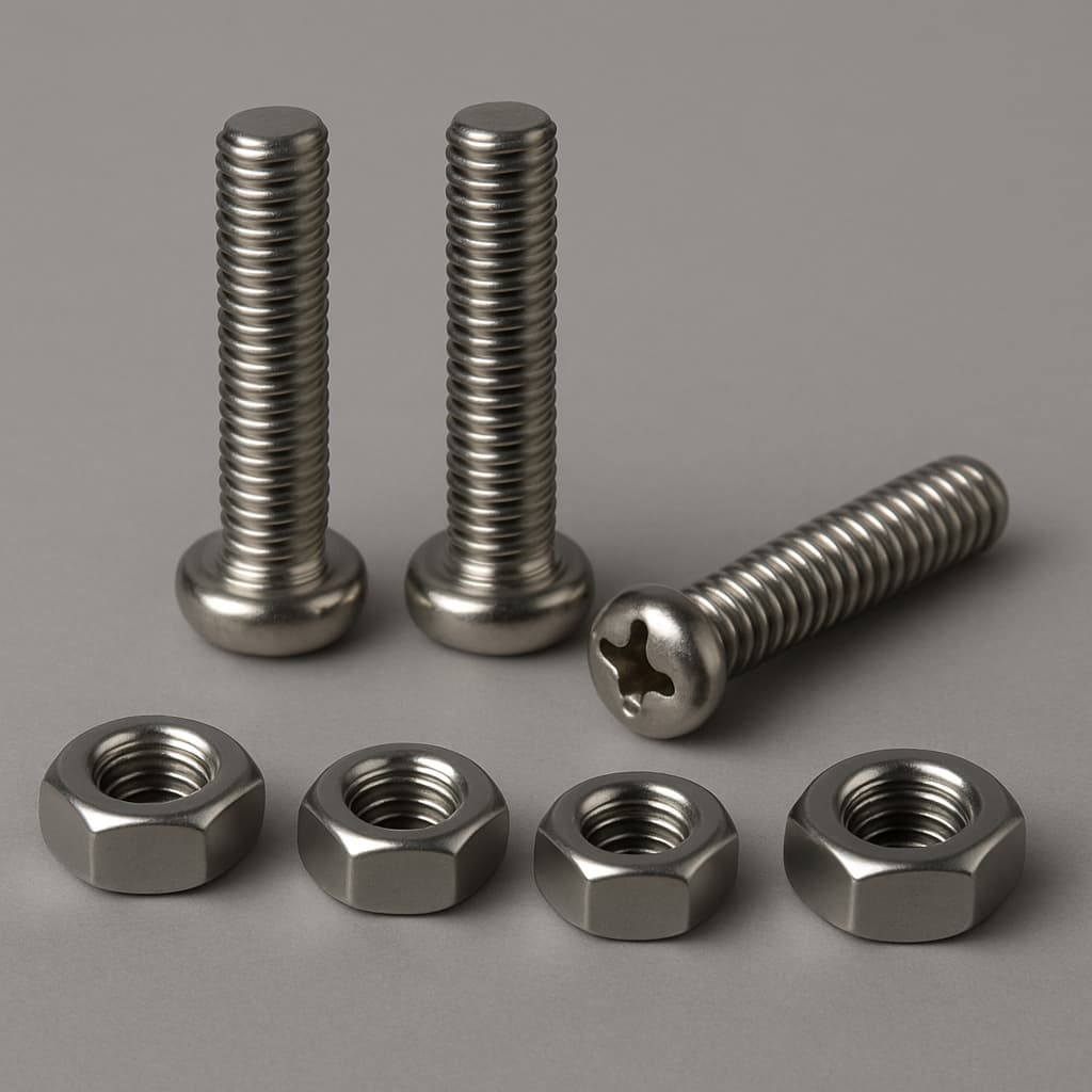 100 unidades Parafusos Longos/Porcas Para Óculos– Tamanhos 1.4mm / 1.2mm em Metal - Reparo