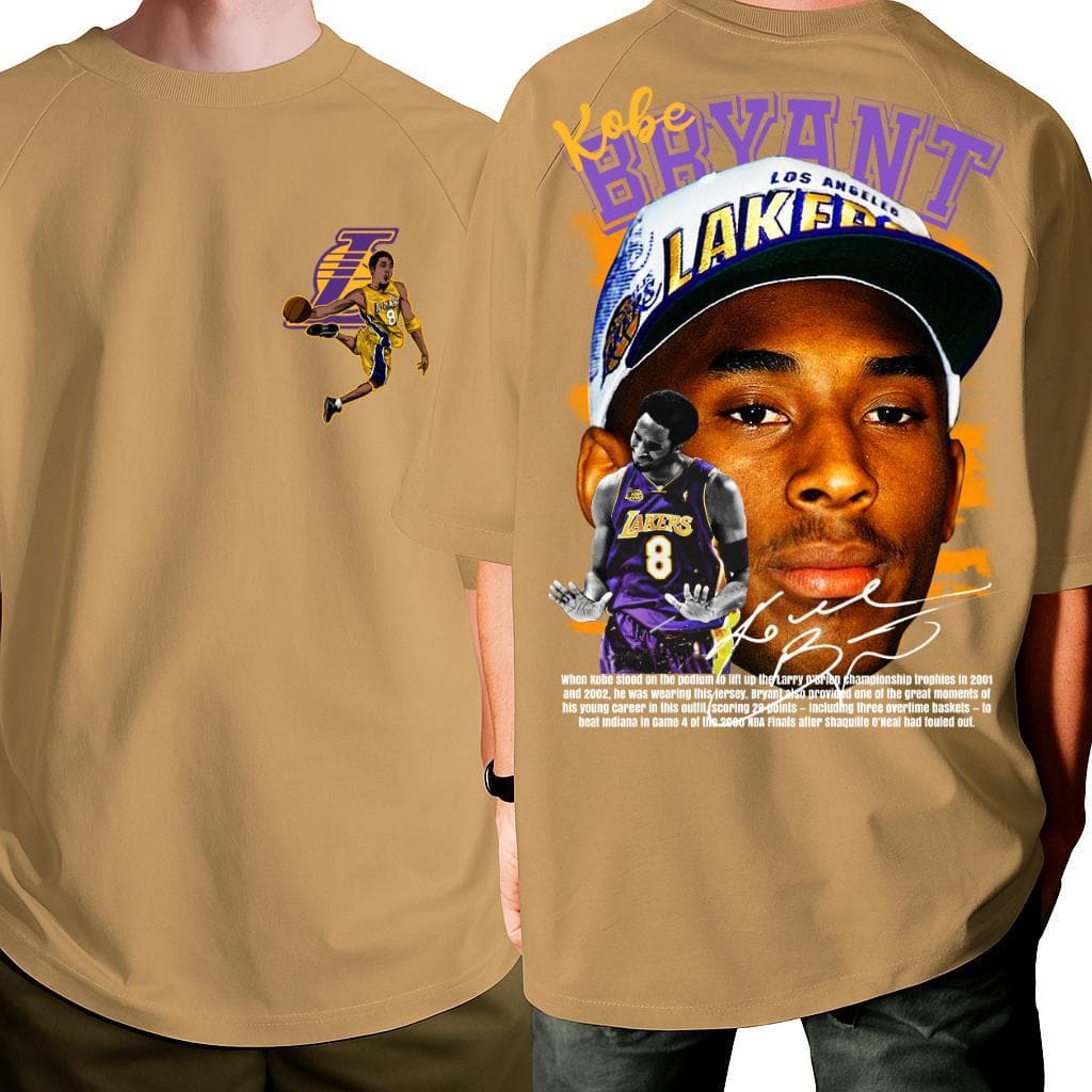 Camiseta Oversized Streetwear Basquete Kobe Bryant 100% Algodão Premium Manfinity