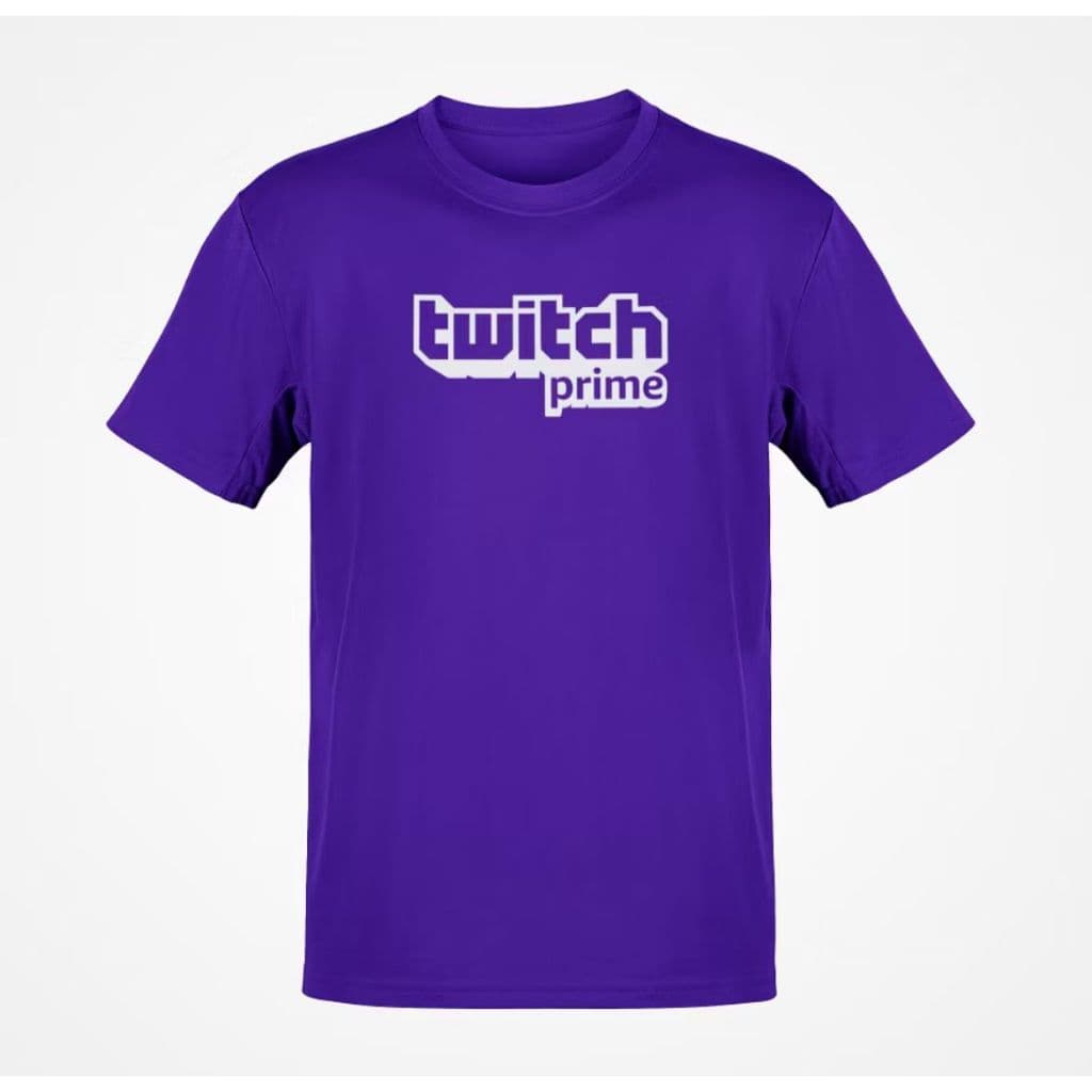 Camiseta Masculina Camisa Twitch Prime Tv 100% Algodão