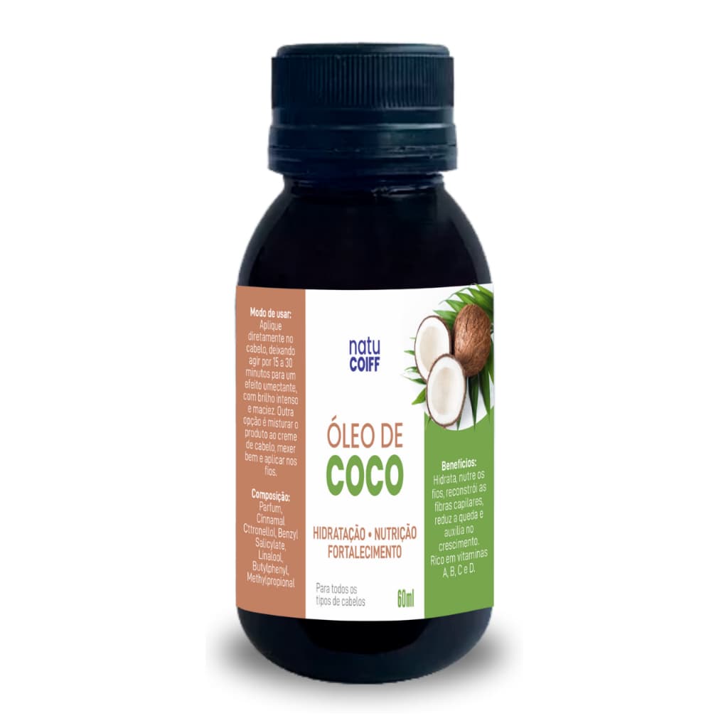 Óleo Coco Crescimento Capilar Hidrata Nutri e da Brilho