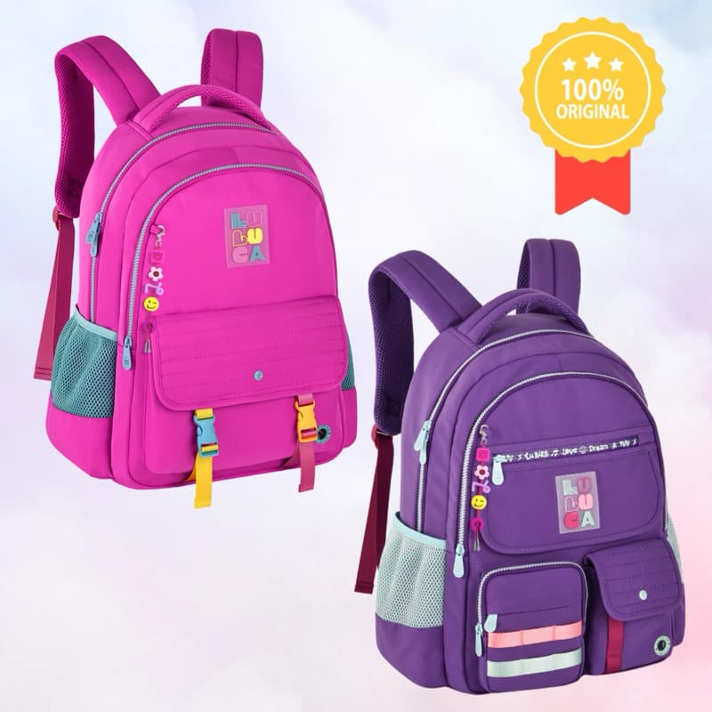 MOCHILA LULUCA OFICIAL/ MOCHILA CLIO/ MOCHILA JUVENIL FEMININA