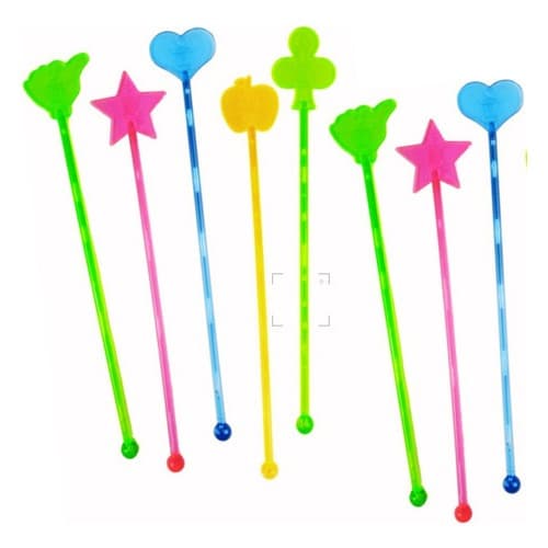Kit mexedor de bebidas 12 peças Drink Bebida Decoração