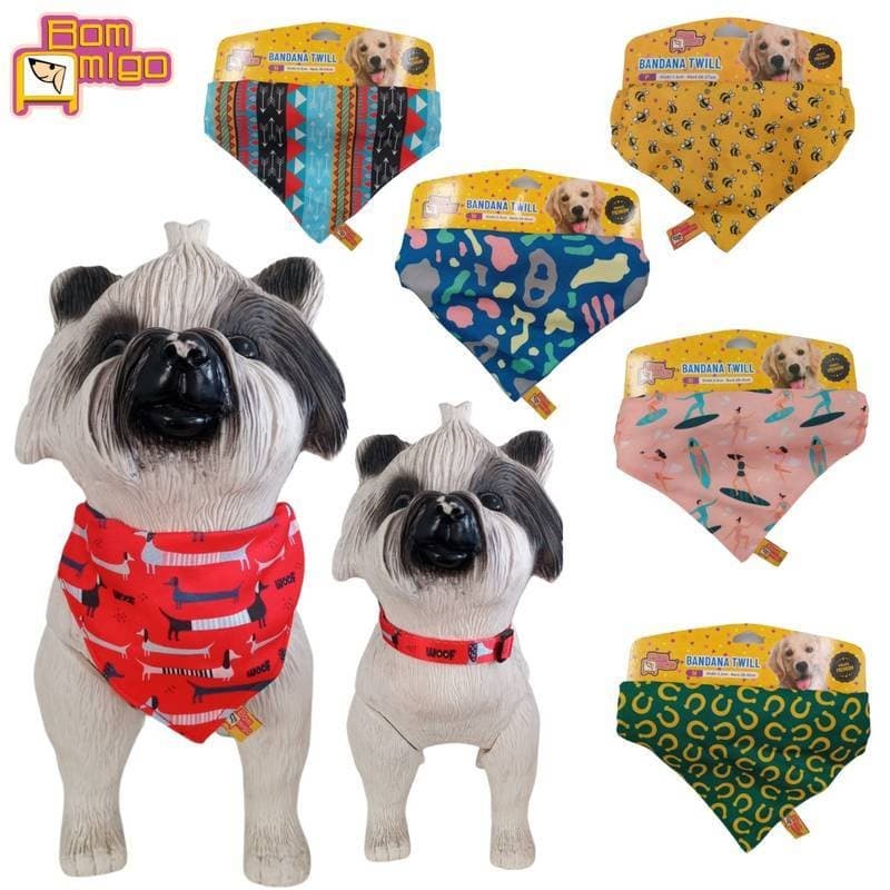Bandana com coleira 2 em 1 para cães e gatos- Qualidade Premium- Envio imediato Q1094