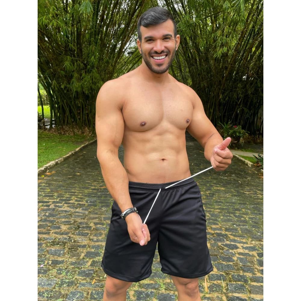 Bermuda Masculina Academia Corrida Futebol Dry Fit Roupa Masculino Musculação CrossFit Treino Dri