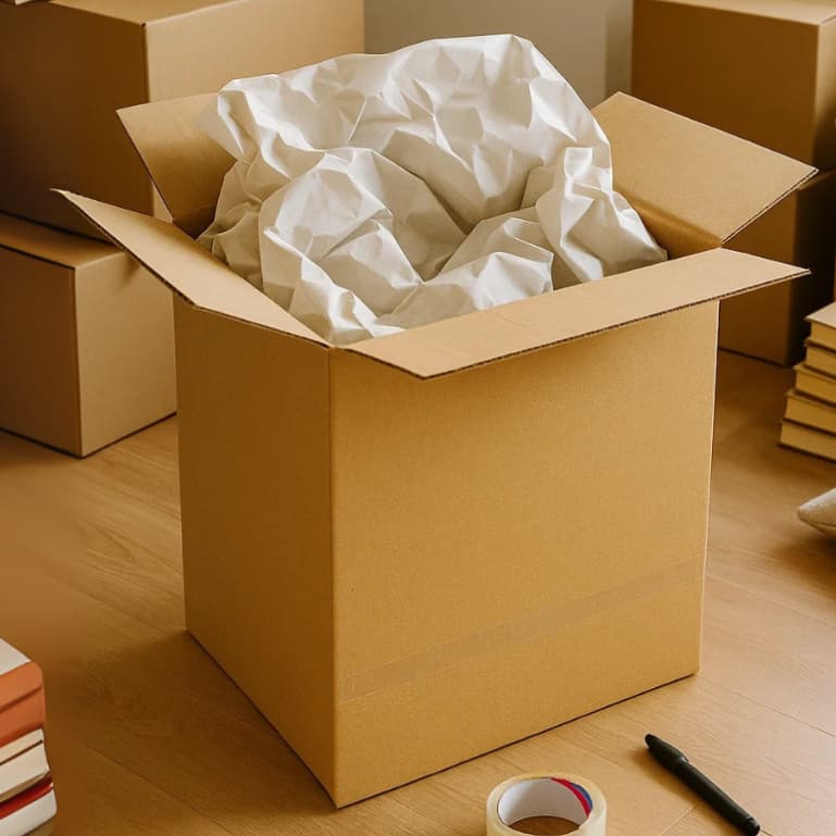 1 Caixa de Papelão Grande Resistente  Mudança 60x40x50 Embalagem transporte para mudanças