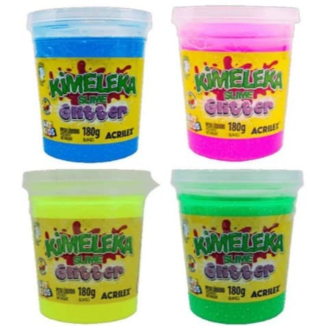 SLIME GLITTER 2 UNIDADES KIMELEKA ART KIDS ACRILEX
