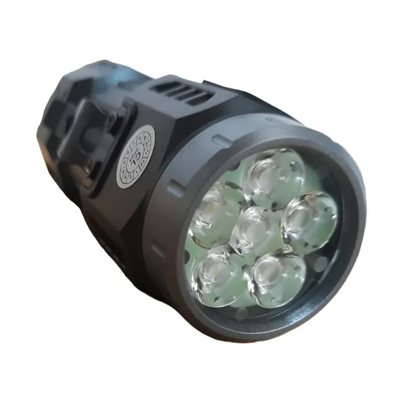 Lanterna Tática 6 Led Policia Seguranca Recarregavel