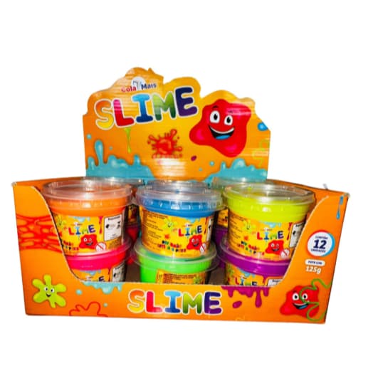 Slime Glitter  -12 unidades 185g - Cola Mais