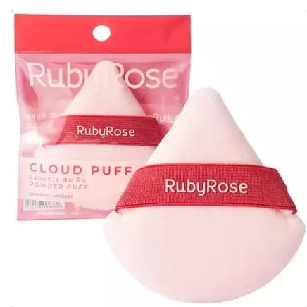 Esponja de Pó Cloud Puff Aveludada Linha Rosa  - Ruby Rose