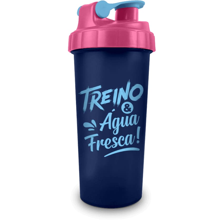 Coqueteleira 600 ml Treino & Água Fresca Shake Academia