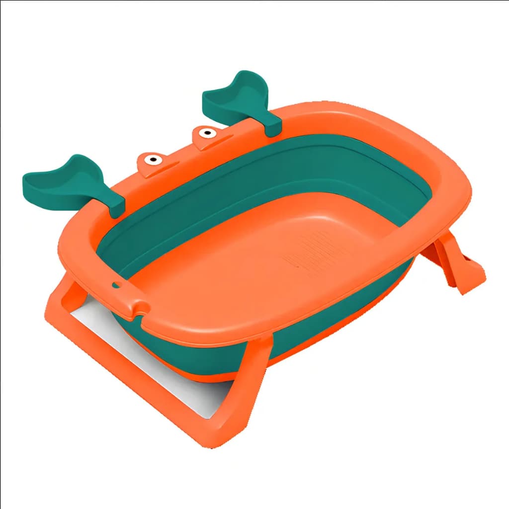 Banheira Dobrável Topamix Fun Laranja 67x44x20 cm 28L