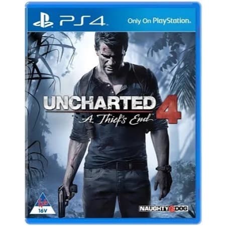 Uncharted 4 PS4 | Mídia Física Original | Jogo de Ação e Aventura | Dublado em Português