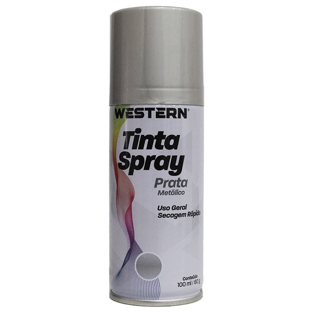 TINTA SPRAY USO GERAL PRATA 100ML / 60G Código 4031108