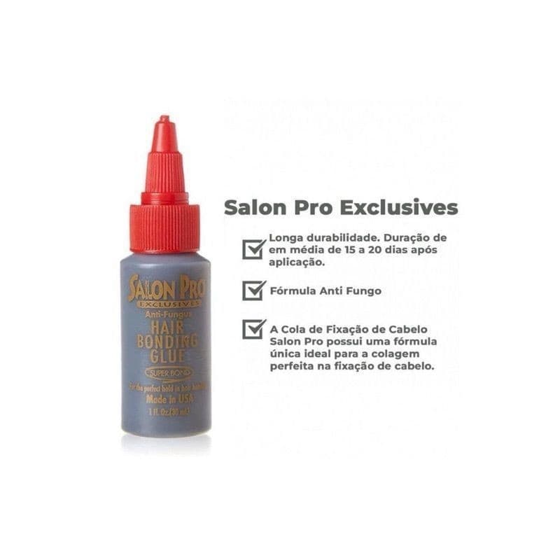 Cola para extensão de cílios 30 Sec Salon Pro 30ml Secagem rápida e longa duração