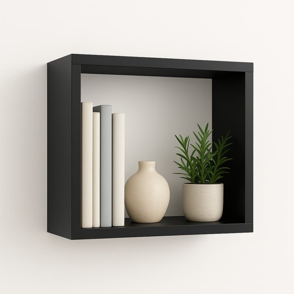 Nicho Quadrado 30x30x25cm Mdf Decoração Organização Sala Quarto