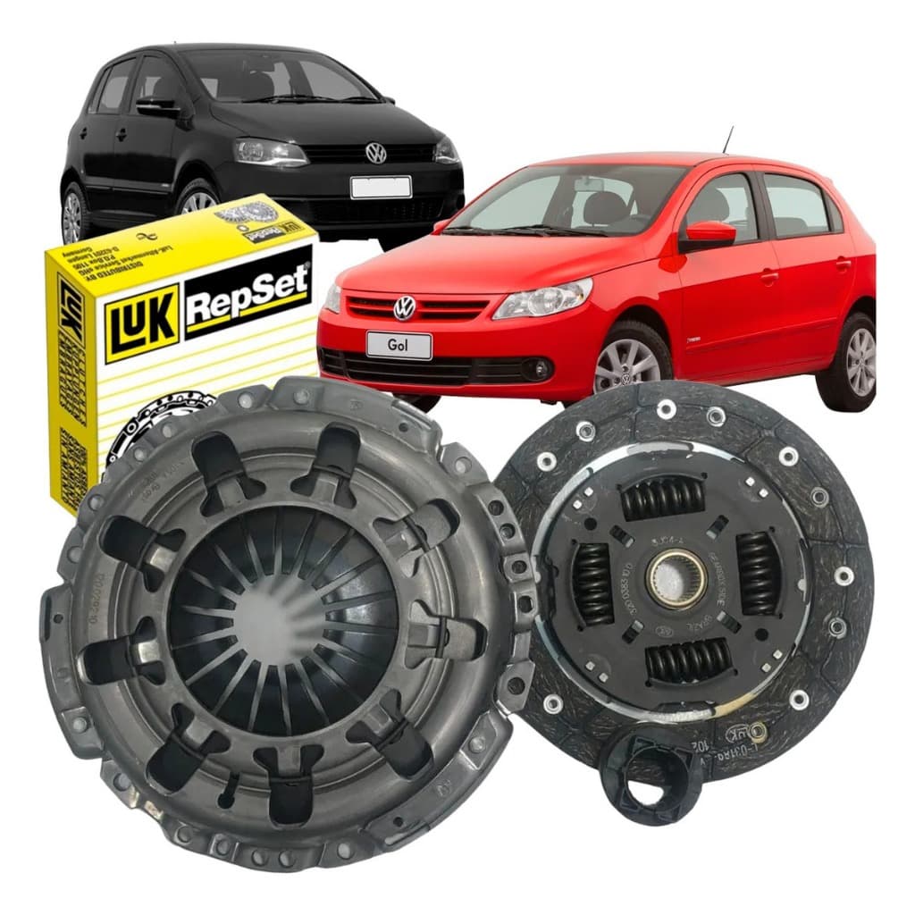 Kit Embreagem A3 Fox Gol Golf Polo Saveiro Voyage 1.6 8v
