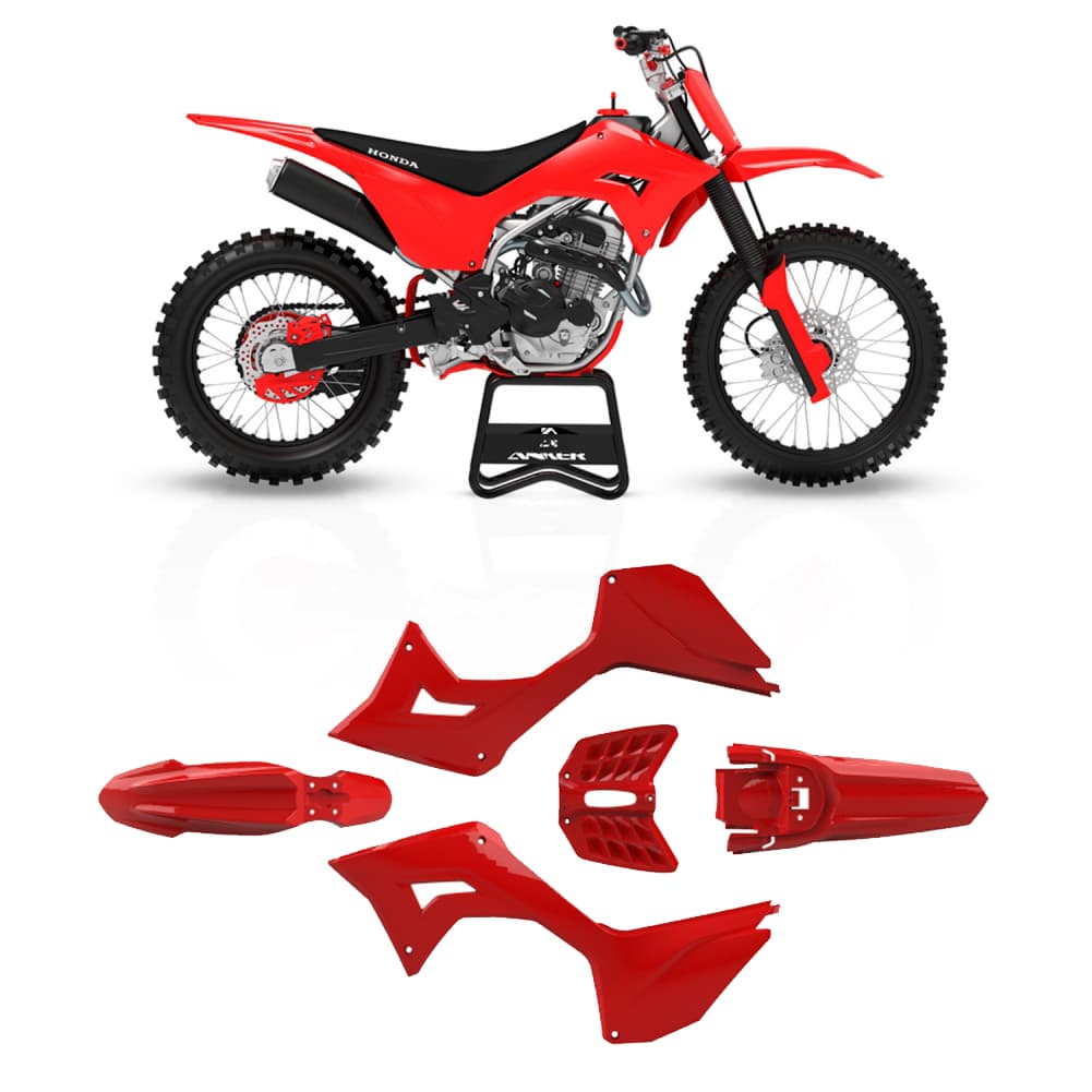 Kit de Plástico CRF 250F Anker Alligator - 3 Opções de cor