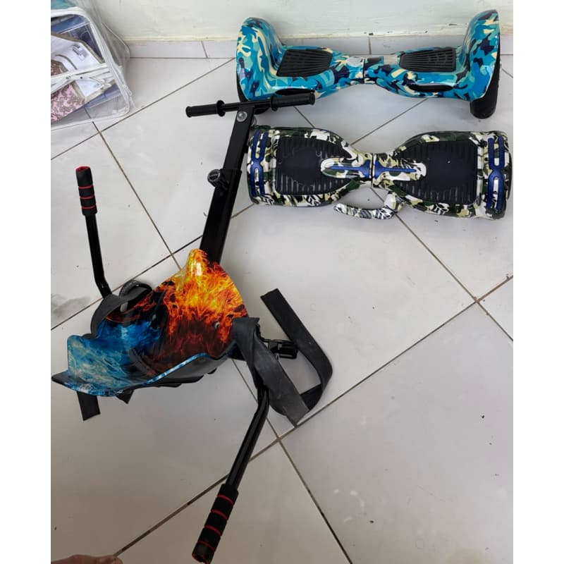 Hoverkart (cadeira + Armação) - Hoverboard Skate Elétrico 6 Polegadas - Hoverboard 10 Polegadas Original Skate Elétrico