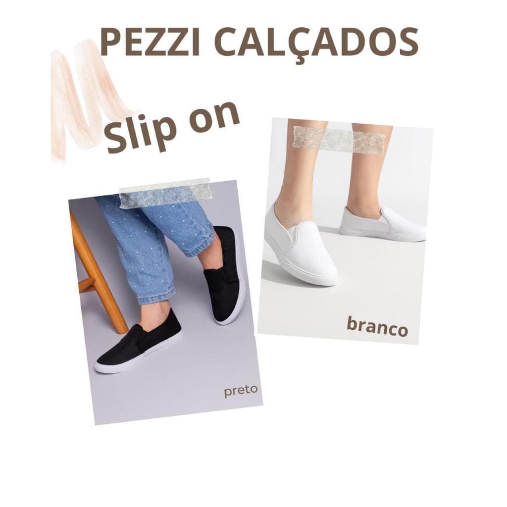 TÊNIS SAPATILHA SLIP ON FEMININO CONFORTO E QUALIDADE
