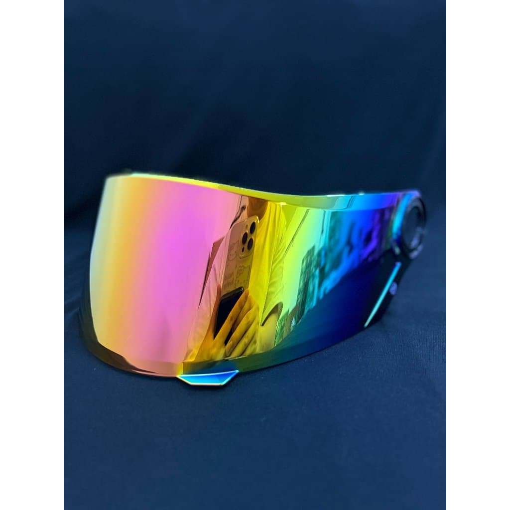 Viseira Espelhada Iridium Compatível com Capacete LS2 358 / FW3GT – Lente Colorida Resistente a Riscos