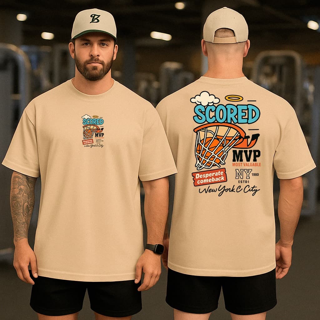 Camiseta Oversized Unissex Basquete Treino Academia Fitness