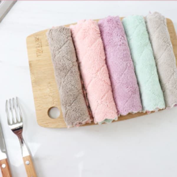 Pano De Limpeza 25x15cm Alta Qualidade Pano Super Absorvente Microfibra Para Toalha De Limpeza Doméstica Limpar Cozinha