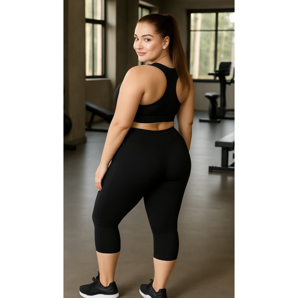 KIT 2 CALÇA CAPRI FEMININA PLUS SIZE DO G AO G4