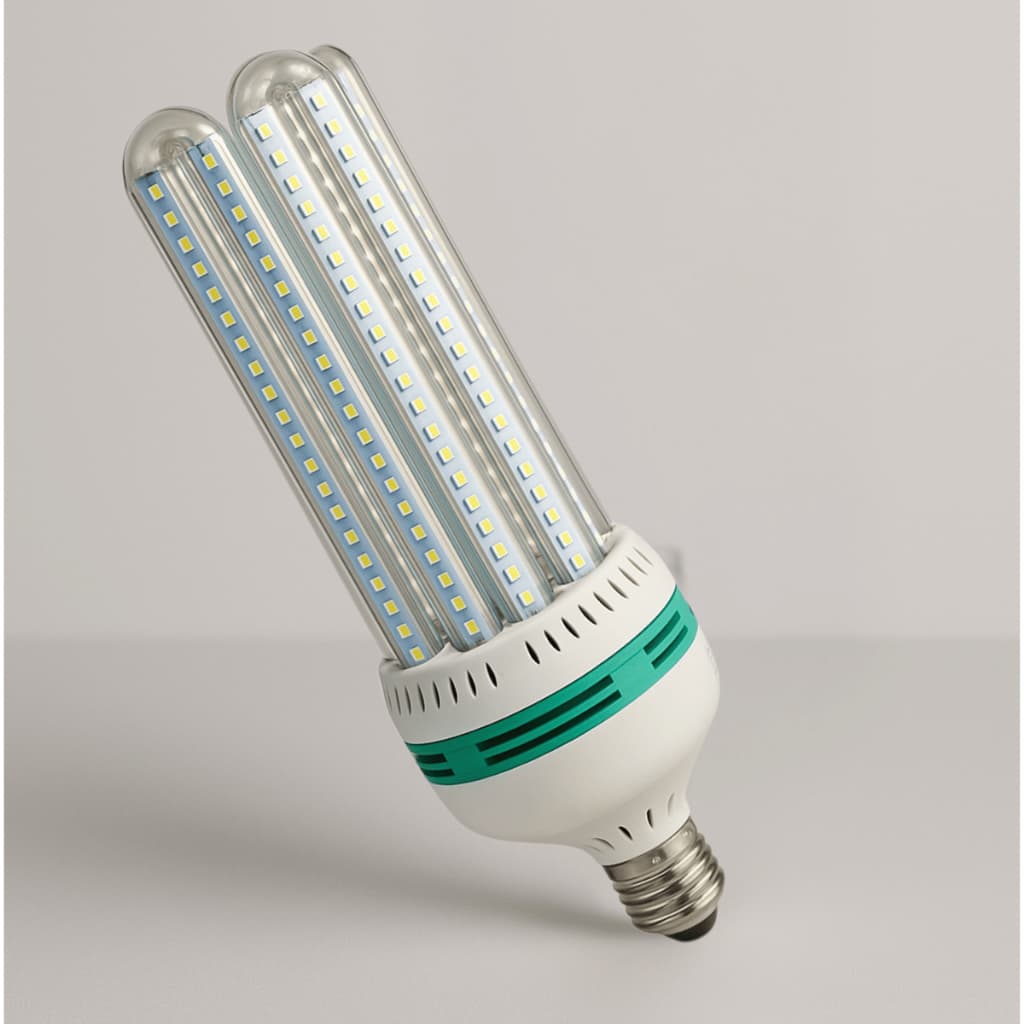 Lâmpada de Milho 40w Super Led Espiga 4u Branco Frio E27 Bivolt 6000k Duravel Vidro