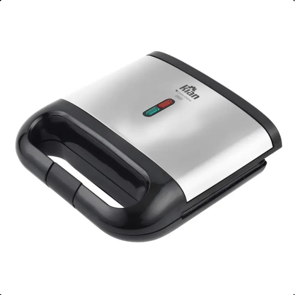 Sanduicheira e Grill Antiaderente Elétrico 2 em 1 Linha Inox - 127v - 750W
