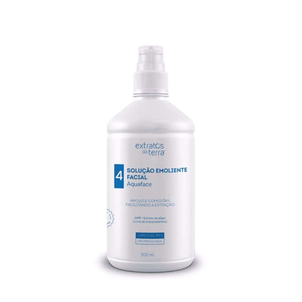Solução Emoliente Aquaface 500ml  Extratos da Terra