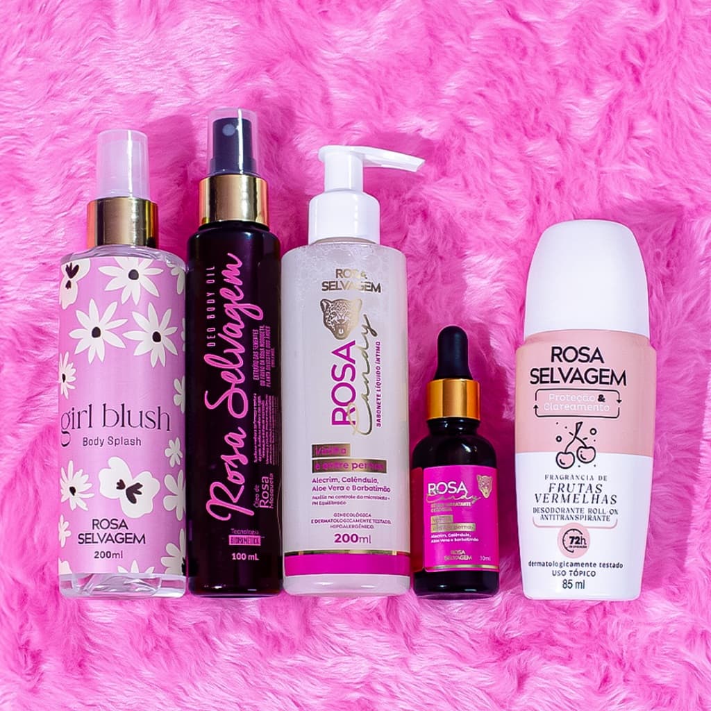 Rosa Selvagem - Kit autocuidado total