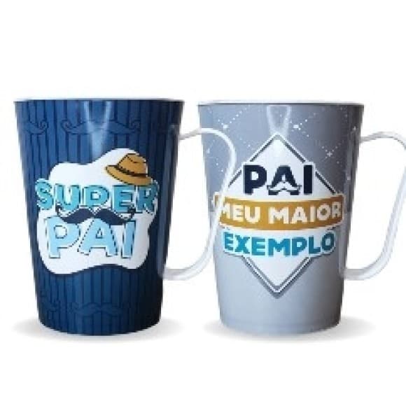 Caneca Decorada Papai 430 ml
