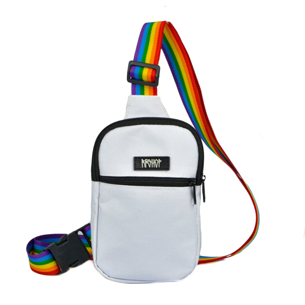 Bolsa Branca Alça Lgbt Pequena Chest Bag