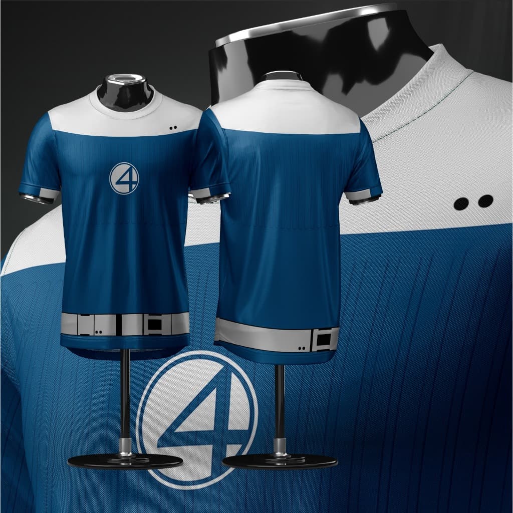 Camisa / Camiseta Dryfit Mulher Invisivel - Quarteto Fantastico Super Heroi Filme Infantil e Adulto
