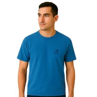 CAMISETA MASCULINA ESTONADA ESTAMPADA - 100% ALGODÃO