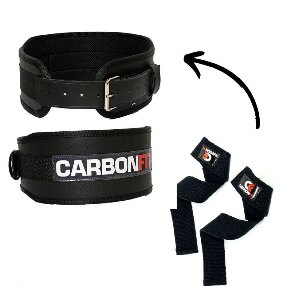 Cinturão + strap fita kit academia musculação crossfit puxada costas fivela cinto fivela cf