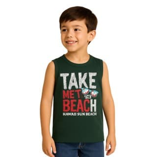 REGATA INFANTIL MASCULINA ESTAMPADA - VERÃO PREMIUM - MENINO