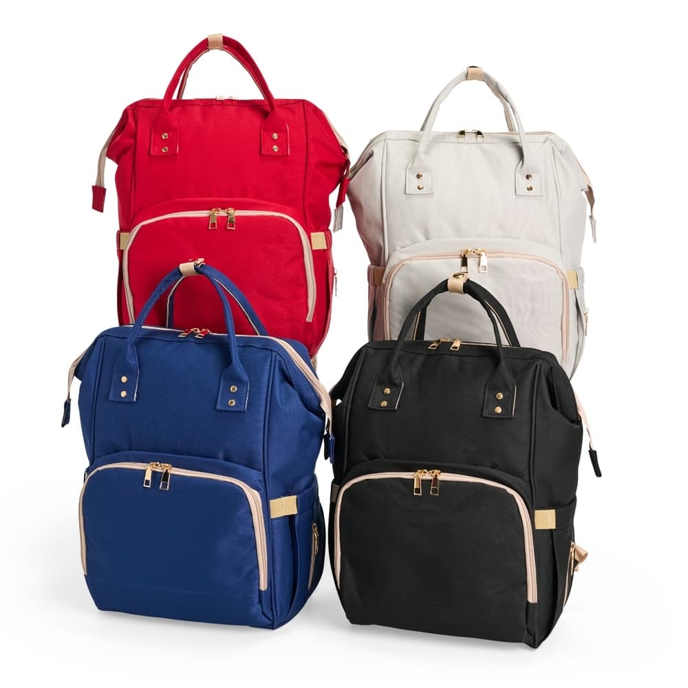 Mochila Bolsa Maternidade Original Impermeável Porta mamadeira Fralda Menina Menino