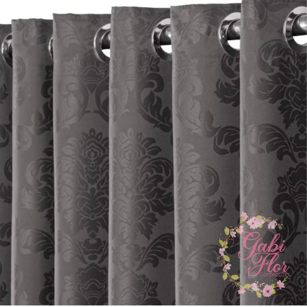 Cortina Jacquard Jacar Sala E Quarto 2,80 mts X 1,70mts Varias Cores Linda